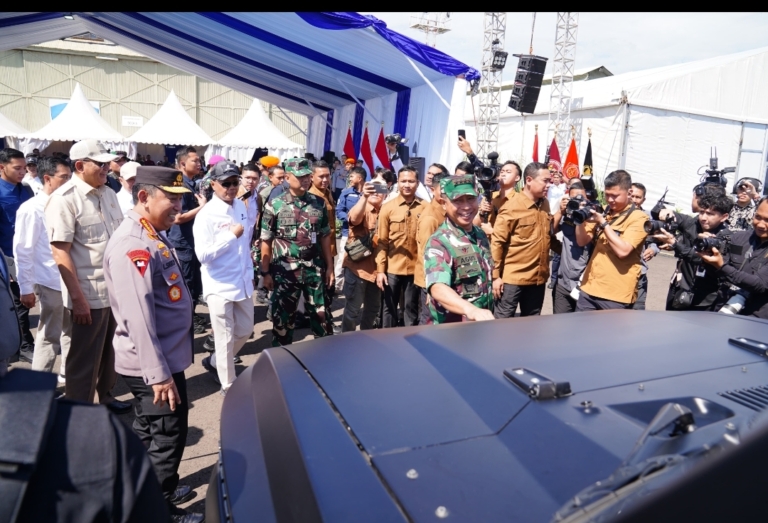 Menhan: Ransus Maung MV3, Simbol Kebanggaan Nasional dan Modernisasi TNI-Polri