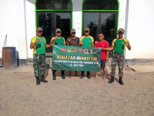 Karya Bakti Satgas Pamtas Yonarmed 11 Kostrad: Meningkatkan Kenyamanan Ibadah di Bulan Suci Ramadhan